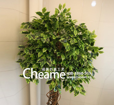 【仿真榕樹 室內裝飾車站綠化室內美化人造榕樹大量供應廠家直銷】價格,廠家,圖片,人造仿真植物,深圳成美家居用品-
