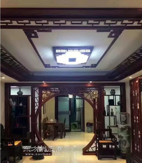 吊頂花格整木家裝產品室內木門定制供應圖片