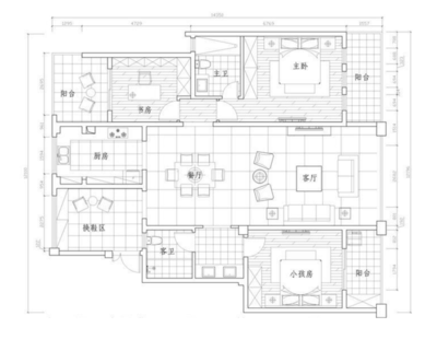 粗談室內(nèi)平面功能的規(guī)劃--室內(nèi)設(shè)計的靈魂,評判室內(nèi)設(shè)計師專業(yè)的美學(xué)修養(yǎng) .