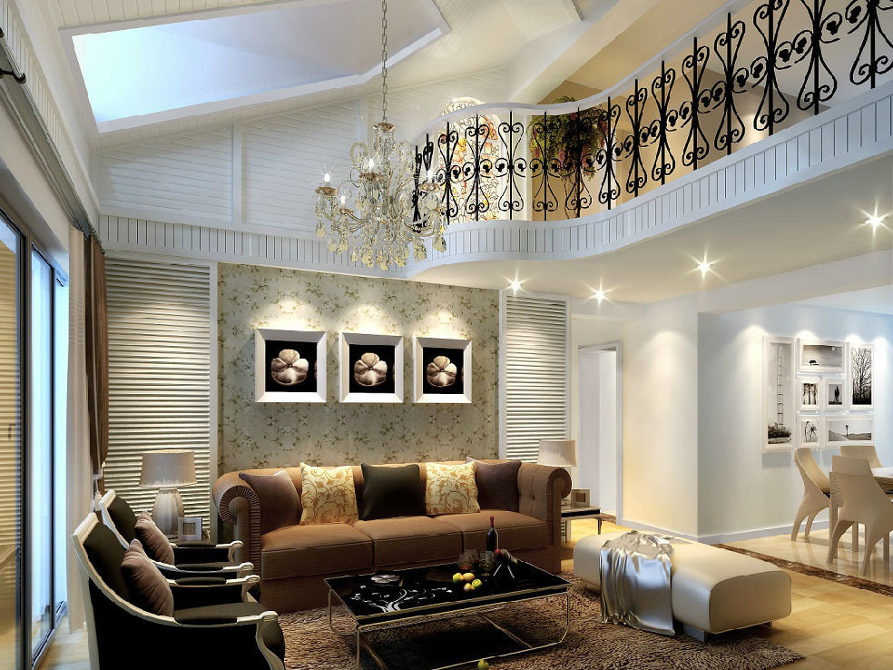 將--【現代簡約】--進行到底--120平三房兩廳帶閣樓『八角窗|斜頂閣樓|尖頂挑高』--水電開槽|中央空調|封陽臺搭架子--上工地圖了了了了了 - 籬笆網