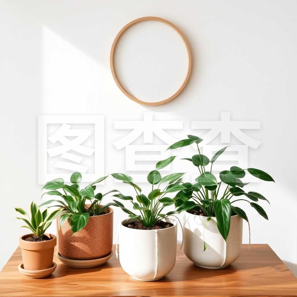 室內植物裝飾花盆,桌子