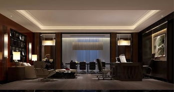 公司老板辦公室室內(nèi)裝飾設(shè)計圖片欣賞