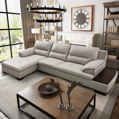 顧家真皮沙發組合1897