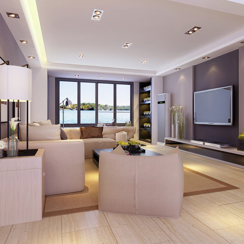 高端設計師 室內裝修設計家裝北歐美式別墅客廳小戶型效果圖服務