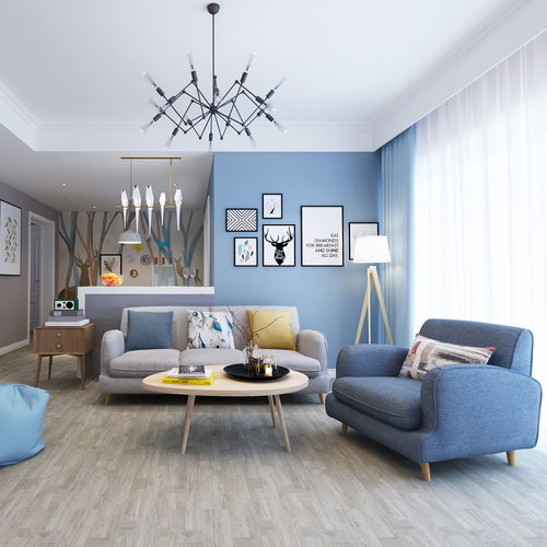 大自然地板干貨科普 客廳裝修成這樣,瞬間讓空間大一倍