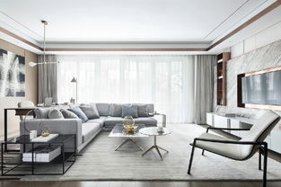 152平現代簡約三居裝修效果案例 讓空間沉淀時光的暖意裝修實景圖賞析 土巴兔家居室內裝修設計效果圖