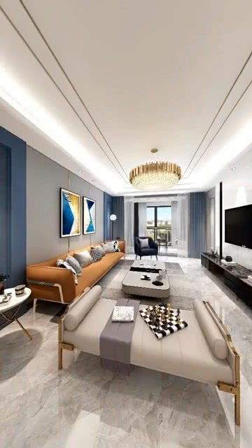 這個室內裝修用兩個詞形容,唯美