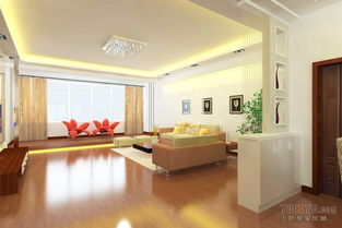 熱門103平大小混搭三居裝修設計效果圖片